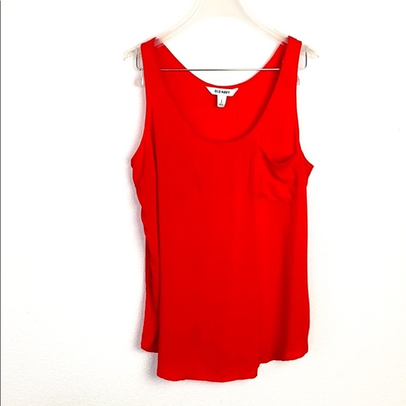 Old Navy Red Front Pocket Red Tank - Picture 1 of 6